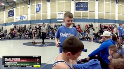 84 lbs Round 2 (3 Team) - Allen Kerns, Franklin Central Wrestling Club vs Brady Ramirez, Brownsburg Wrestling Club