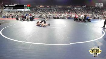 B6A-144 lbs Cons. Round 1 - Levi Dicksion, Mustang vs Alex Cole, Sapulpa