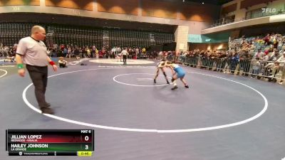 100 lbs Cons. Round 2 - Nola McNamara, Grants Pass vs Caylee Caro, Rancho Bernardo