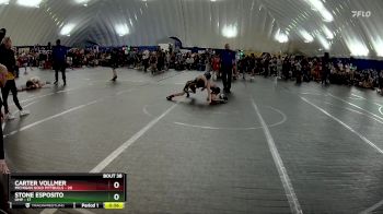 68 lbs Round 8 (10 Team) - Carter Vollmer, Michigan Gold Pittbulls vs Stone Esposito, OMP