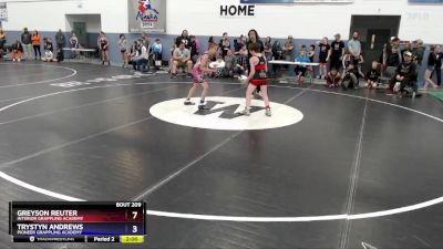 97 lbs Quarterfinal - Greyson Reuter, Interior Grappling Academy vs Trystyn Andrews, Pioneer Grappling Academy