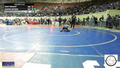 108 lbs Consi Of 16 #2 - Riley Bradley, Jenks vs Easton Witters, Deer Creek Wrestling