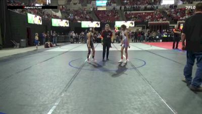 85 lbs Semifinal - Jennessy Messerly, Lockwood Wrestling Club vs Justyna Dust, Remnant Wrestling Club