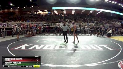 3A 215 lbs Champ. Round 1 - Jordan Peralez, Palmetto Ridge H.S. vs Joseph Kohlhaas, Fletcher