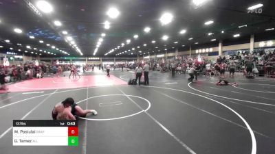 137 lbs Consi Of 8 #2 - Mose Posiulai, Grapplers HI vs Gunnar Tamez, All In Wr Acd