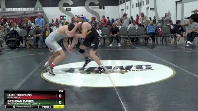 159 lbs Placement Matches (8 Team) - Brendan Davies, West Shore Wrestling Club vs Luke Tompkins, Ruthless