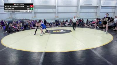 97 lbs Round Robin 2 - Rylee Allen-Patterson, Backyard Barbies vs Ava Van Zyl, Valkyrie Girls WC-Girls