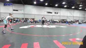 75 lbs 5th Place - Ezri Ramirez, Sisters On The Mat Purple vs Annabelle Williams, Untouchables Girls RED