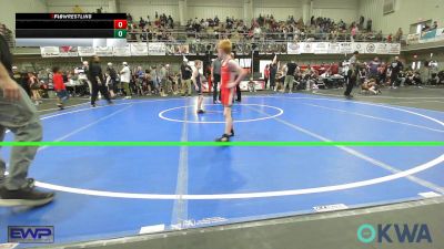 61 lbs Consolation - Alex Morgan, Fort Gibson Youth Wrestling vs Simon Flesner, Team Tulsa Wrestling Club