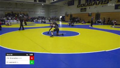 109 lbs Round Of 32 - Nathaniel Granados, Merced vs Declan Leonard, Del Oro