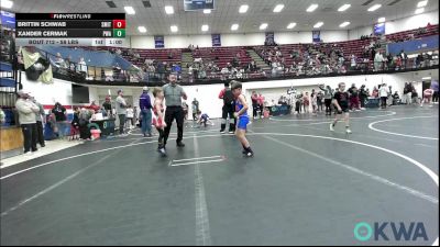 58 lbs Rr Rnd 2 - Brittin Schwab, Smith Wrestling Academy vs Xander Cermak, Perry Wrestling Academy