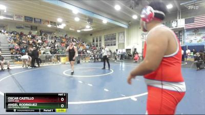 285 lbs Champ. Round 2 - Angel Rodriguez, Centennial/Corona vs Oscar Castillo, Santa Ana