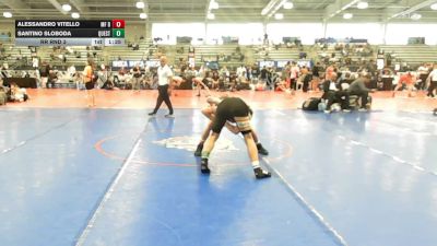 126 lbs Rr Rnd 3 - Alessandro Vitello, MF Dynasty Black - HSB vs Santino Sloboda, Quest School Of Wrestling Black - HSB