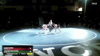 157 lbs Porter Baclayon, Layton vs Juan Marin, Wasatch