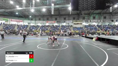 115 lbs Round Of 16 - Grayson Jacobs, Windsor Middle School vs Noah Grado, Peakview Academy