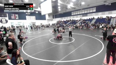 86 lbs 3rd Place Match - Koby Hori, World Team Training Center vs Stephen Graybill, Petersons Grapplers