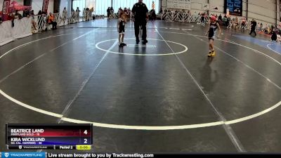 50 lbs Rd# 3- 11:30am Friday - Sophia Schulz, Lady Reapers vs Genevieve Valdovinos, Florida Elite