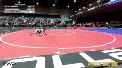 64 lbs Semifinal - Wyatt Messiha, Monster Garage vs Gavin Petraglia, Steel Valley Renegades