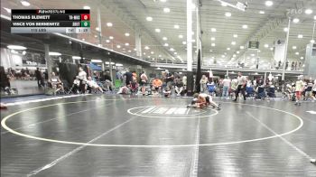 115 lbs Rr Rnd 4 - Thomas Blewett, Triumph - HSC vs Vince Von Bernewitz, Team Shutt Mau Mau - HSC