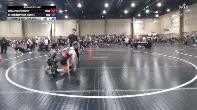 126 lbs Quarterfinal - William Harvey, Sons Of Thunder, FL vs Christopher Smith, Wrestling University Club