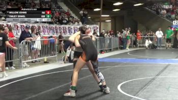 120 lbs Quarterfinal - Tinley Ermel, Humboldt vs Willow Johns, Paola