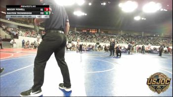 80 lbs Quarterfinal - McCoy Powell, All American Wrestling vs Daxton Trowbridge, Piedmont