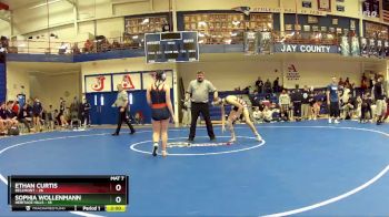 113 lbs Quarters & Wb (16 Team) - Ethan Curtis, Bellmont vs Sophia Wollenmann, Heritage Hills