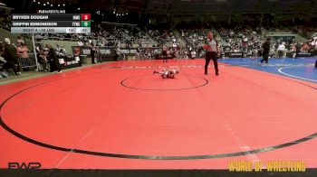 40 lbs Round Of 16 - Bryken Dougan, Immortal Athletics WC vs Griffin Edmondson, Team Tulsa Wrestling Club