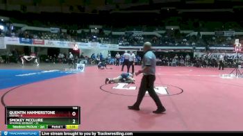 144 lbs Semis & 1st Wrestleback (8 Team) - Smokey McClure, Wyoming Seminary vs Quentin Hammerstone, Easton
