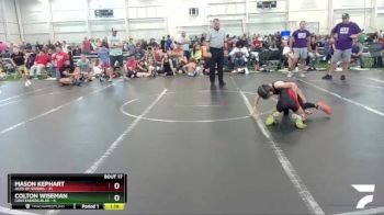 68 lbs Round 5 (8 Team) - Mason Kephart, ACES Of Spades vs Colton Wiseman, Contenders Blue