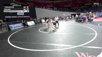 4A Boys 144 lbs Cons. Round 3 - Waylon Poe, Henley Boys vs Cole Roy, Pendleton Boys