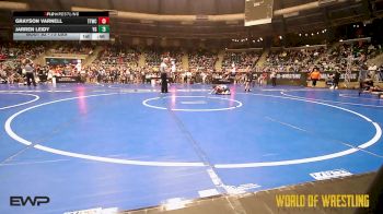 73 lbs Consi Of 32 #2 - Grayson Varnell, Team Tulsa Wrestling Club vs Jarren Leidy, Young Guns