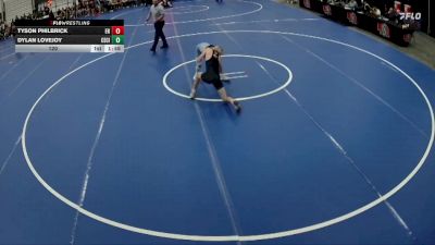 120 lbs Semis & 1st Wrestleback (8 Team) - Tyson Philbrick, Elkhorn North vs Dylan Lovejoy, Central City