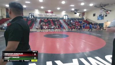 120 lbs Quarterfinal - Manny Canales, Warden vs Abraham Gonzalez, Cascade (Leavenworth)