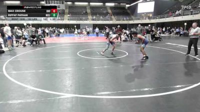 152 lbs Semifinal - Max Crouse, Kintnersville vs Riffat Pathan, McLean