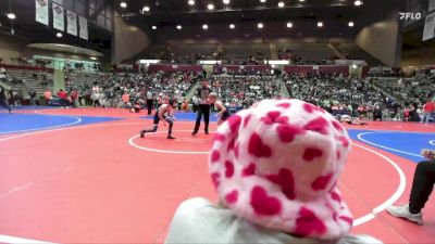 86 lbs Cons. Round 2 - Ellis Crawford, Little Rock Wrestling Club vs Romie Morrissett, Lonoke Youth Wrestling