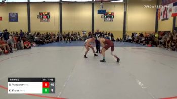 138 lbs Prelims - Dan Vanacker, Forest Lake vs Kadyn Kraye, Rapid City Central