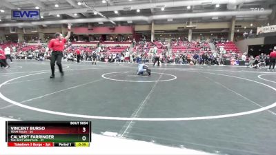 58 lbs Cons. Round 5 - Calvert Farringer, The Best Wrestler vs Vincent Burgo, Team Tulsa