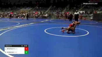 80 lbs Consolation - Joseph Whitford V, Team Pride Academy vs Dakota Anderson, Team Aggression