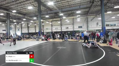 116 lbs Quarterfinal - Ricky Maki, Mat Time vs Hank Wullbrandt, Cornerstone Mat Club