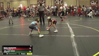 52 lbs Round 2 (6 Team) - Beau McKeown, Mat Assassins vs William Koch, M2TCNJ