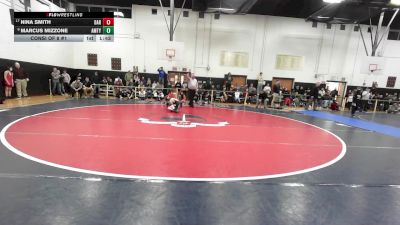 113 lbs Consi Of 8 #1 - Nina Smith, Darien vs Marcus Mizzone, Amity