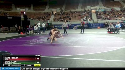 D1-165 lbs Cons. Round 1 - Cade Allen, Sandra Day OConnor Hs vs Isaac Heslop, Mesa