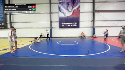 90 lbs Rr Rnd 2 - Eli McFarland, Mat Assassins White vs Porter Kerr, Dueling Bandits