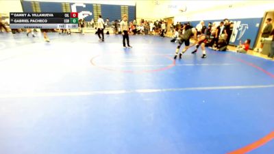 144 lbs Semifinal - Danny A. Villanueva, Beaumont vs Gabriel Pacheco, El Centro Wolfpack
