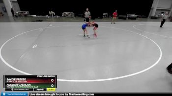 60-64 lbs 7th Place Match - Saydie Freese, Moyer Elite Wrestling vs Adeliah Gaerlan, Thunder Mountain Wrestling Club