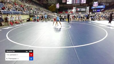 148 lbs Round Of 64 - Audrey Lennard, KS vs Ashley Thompson, AR