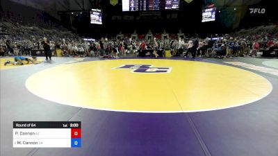 148 lbs Round Of 64 - Peyton Cannon, AZ vs Makaylee Cannon, OK