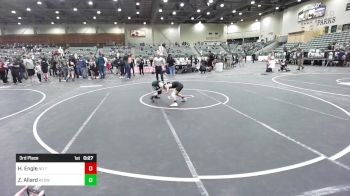 70 lbs 3rd Place - Hagan Engle, No Team vs Zeb Allard, Redwood WC