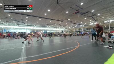 165 lbs Champ. Round 3 - Luke Peace, Unattached vs Ayden Mutter, Wrestling University
